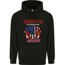 American V Twin Motorcycle Biker Chopper Mens 80% Cotton Hoodie Black