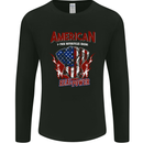 American V Twin Motorcycle Biker Chopper Mens Long Sleeve T-Shirt Black