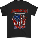 American V Twin Motorcycle Biker Chopper Mens T-Shirt 100% Cotton Black