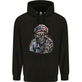American Zombie USA Flag Halloween Childrens Kids Hoodie Black
