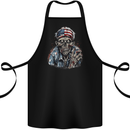 American Zombie USA Flag Halloween Cotton Apron 100% Organic Black