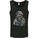 American Zombie USA Flag Halloween Mens Vest Tank Top Black