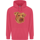 An Airedale Terrier Bingley Waterside Dog Childrens Kids Hoodie Heliconia