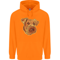 An Airedale Terrier Bingley Waterside Dog Childrens Kids Hoodie Orange