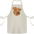 An Airedale Terrier Bingley Waterside Dog Cotton Apron 100% Organic Natural
