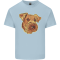 An Airedale Terrier Bingley Waterside Dog Kids T-Shirt Childrens Light Blue