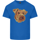 An Airedale Terrier Bingley Waterside Dog Kids T-Shirt Childrens Royal Blue