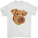 An Airedale Terrier Bingley Waterside Dog Mens T-Shirt 100% Cotton White