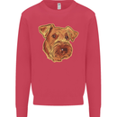 An Airedale Terrier Waterside Bingley Dog Kids Sweatshirt Jumper Heliconia