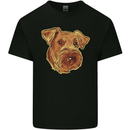 An Airedale Terrier Waterside Bingley Dog Kids T-Shirt Childrens Black