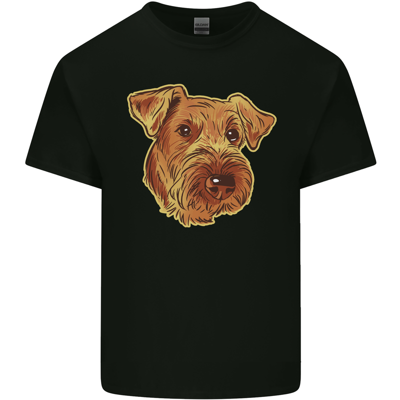 An Airedale Terrier Waterside Bingley Dog Kids T-Shirt Childrens Black