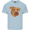 An Airedale Terrier Waterside Bingley Dog Kids T-Shirt Childrens Light Blue