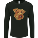 An Airedale Terrier Waterside Bingley Dog Mens Long Sleeve T-Shirt Black