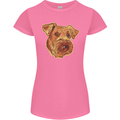 An Airedale Terrier Waterside Bingley Dog Womens Petite Cut T-Shirt Azalea