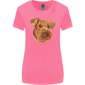 An Airedale Terrier Waterside Bingley Dog Womens Wider Cut T-Shirt Azalea