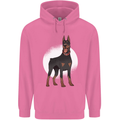 An Alert Doberman Mens 80% Cotton Hoodie Azelea