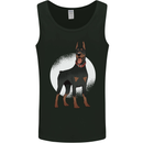 An Alert Doberman Mens Vest Tank Top Black