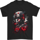 An American Soldier USA Army Marine Mens T-Shirt 100% Cotton Black
