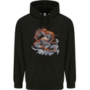 An Ancient Dragon on a Cloud Childrens Kids Hoodie Black