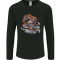 An Ancient Dragon on a Cloud Mens Long Sleeve T-Shirt Black