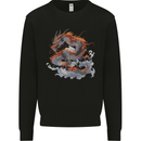 An Ancient Dragon on a Cloud Mens Sweatshirt Jumper Black