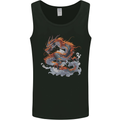 An Ancient Dragon on a Cloud Mens Vest Tank Top Black