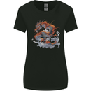 An Ancient Dragon on a Cloud Womens Wider Cut T-Shirt Black