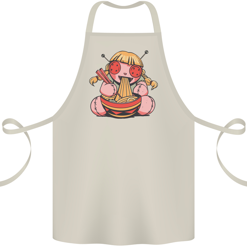 An Anime Voodoo Doll Cotton Apron 100% Organic Natural