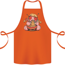 An Anime Voodoo Doll Cotton Apron 100% Organic Orange
