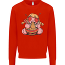 An Anime Voodoo Doll Kids Sweatshirt Jumper Bright Red