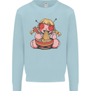 An Anime Voodoo Doll Kids Sweatshirt Jumper Light Blue