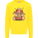 An Anime Voodoo Doll Kids Sweatshirt Jumper Yellow