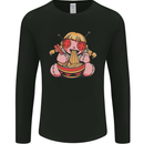 An Anime Voodoo Doll Mens Long Sleeve T-Shirt Black
