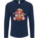 An Anime Voodoo Doll Mens Long Sleeve T-Shirt Navy Blue