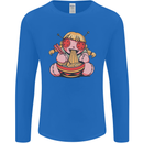An Anime Voodoo Doll Mens Long Sleeve T-Shirt Royal Blue