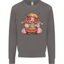 An Anime Voodoo Doll Mens Sweatshirt Jumper Charcoal