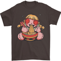 An Anime Voodoo Doll Mens T-Shirt 100% Cotton Dark Chocolate