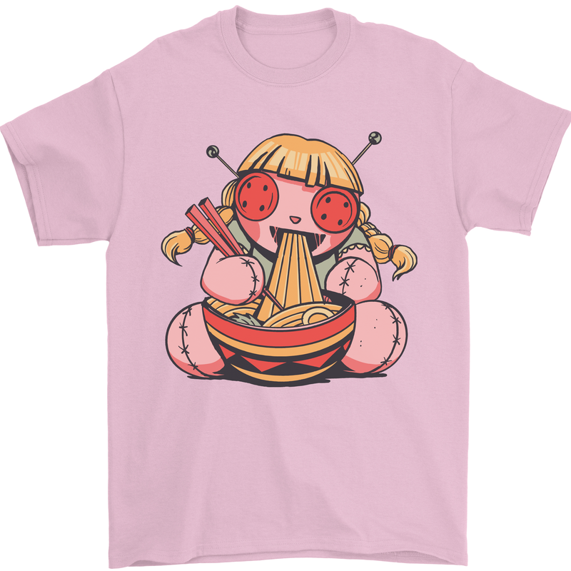 An Anime Voodoo Doll Mens T-Shirt 100% Cotton Light Pink