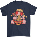 An Anime Voodoo Doll Mens T-Shirt 100% Cotton Navy Blue