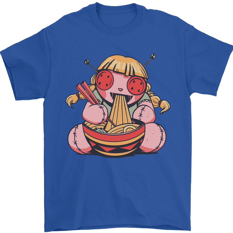 An Anime Voodoo Doll Mens T-Shirt 100% Cotton Royal Blue