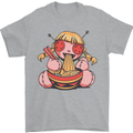 An Anime Voodoo Doll Mens T-Shirt 100% Cotton Sports Grey