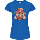 An Anime Voodoo Doll Womens Petite Cut T-Shirt Royal Blue