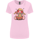 An Anime Voodoo Doll Womens Wider Cut T-Shirt Light Pink