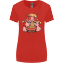 An Anime Voodoo Doll Womens Wider Cut T-Shirt Red