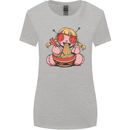 An Anime Voodoo Doll Womens Wider Cut T-Shirt Sports Grey