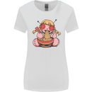 An Anime Voodoo Doll Womens Wider Cut T-Shirt White
