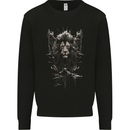 An Artistic Lion And Grizzly Bear Cub Mens Sweatshirt Jumper Black