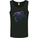 An Artistic Roaring Grizzly Bear Mens Vest Tank Top Black