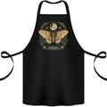 An Astral Butterfly Cotton Apron 100% Organic Black