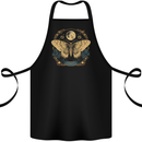 An Astral Butterfly Cotton Apron 100% Organic Black
